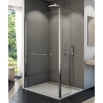 Cabina dus Sanswiss Walk-In FUN2+FUD2, 90x120 cm - Dimensiune 90x120