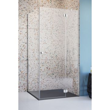 Cabina de dus dreptunghiulara Radaway Torrenta KDJ 80x100cm  orientare dreapta  profile crom