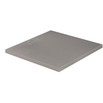 Cadita de dus dreptunghiulara Duravit Stonetto 100x100 cm compozit gri concrete