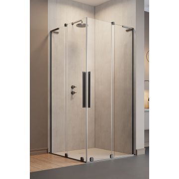 Usa de dus glisanta Radaway Furo SL KDD 90cm deschidere dreapta gunmetal periat