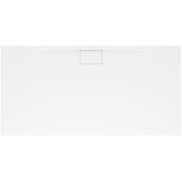 Cadita de dus rectangulara Villeroy & Boch Architectura MetalRim 120x90cm alb